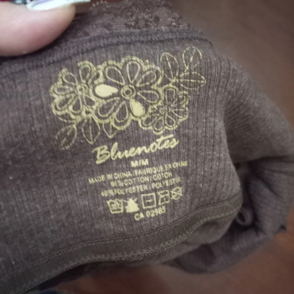 Bluenotes Mauve Lace-Trimmed Tank Top - Picture 2 of 2